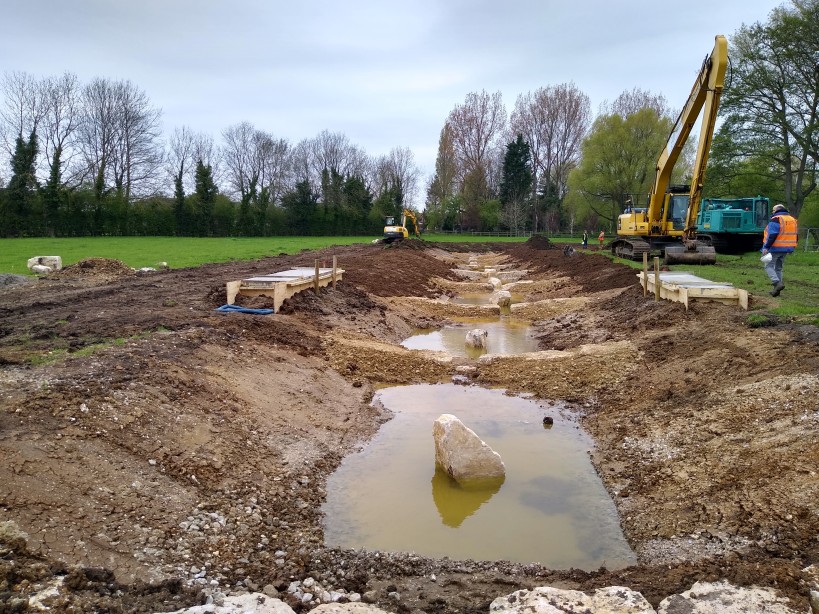 Stadhampton under construction